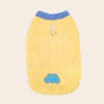 Pullover-Haustierweste aus Wolkenflausch mit Futter