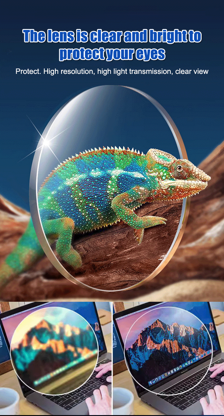 Blue light blocking reading glasses for digital screens