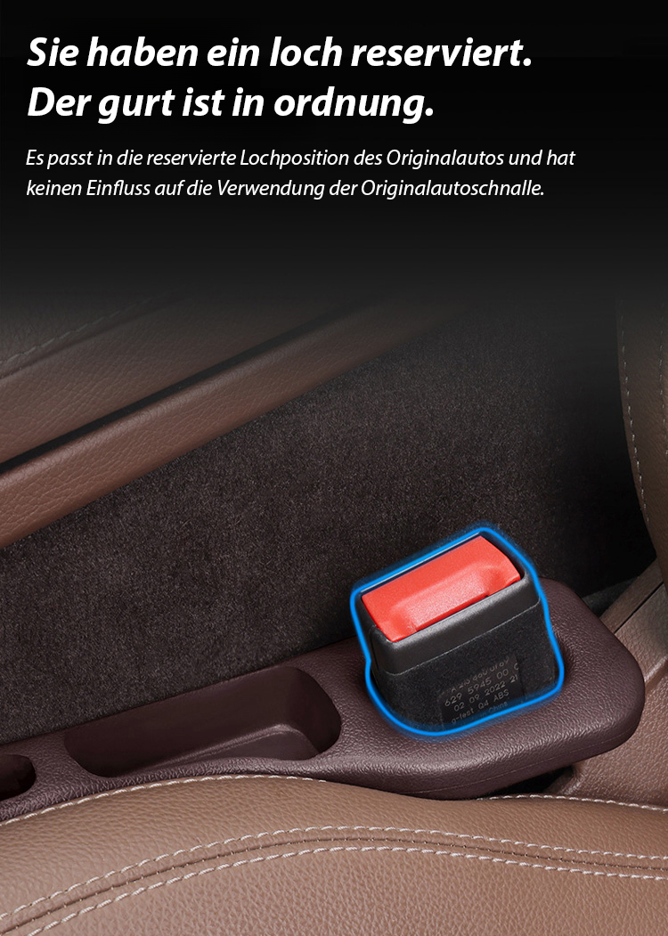 Einfache Installation der Aufbewahrungsleiste im Auto