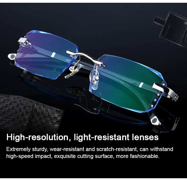 Lightweight frameless readers on open book