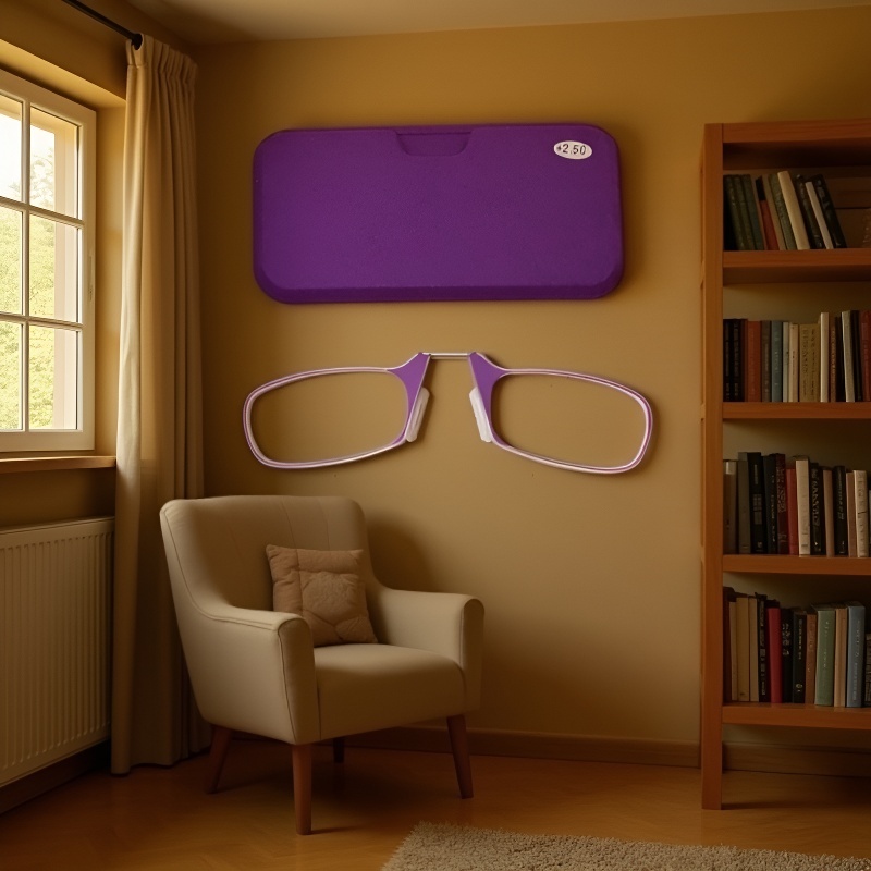 Portable reading glasses for travel