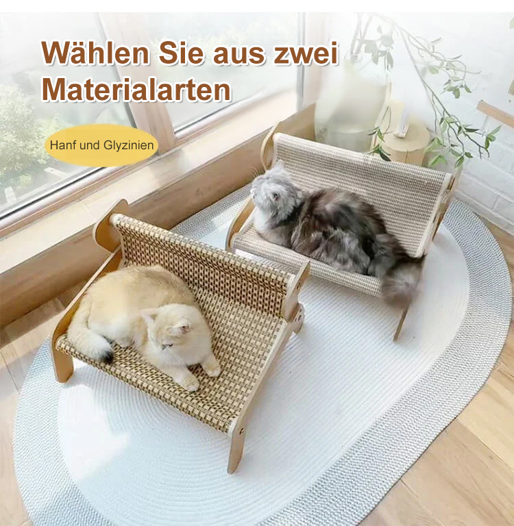 Multifunktionaler Katzen-Kratzstuhl mit Liegenest in modernem Design
