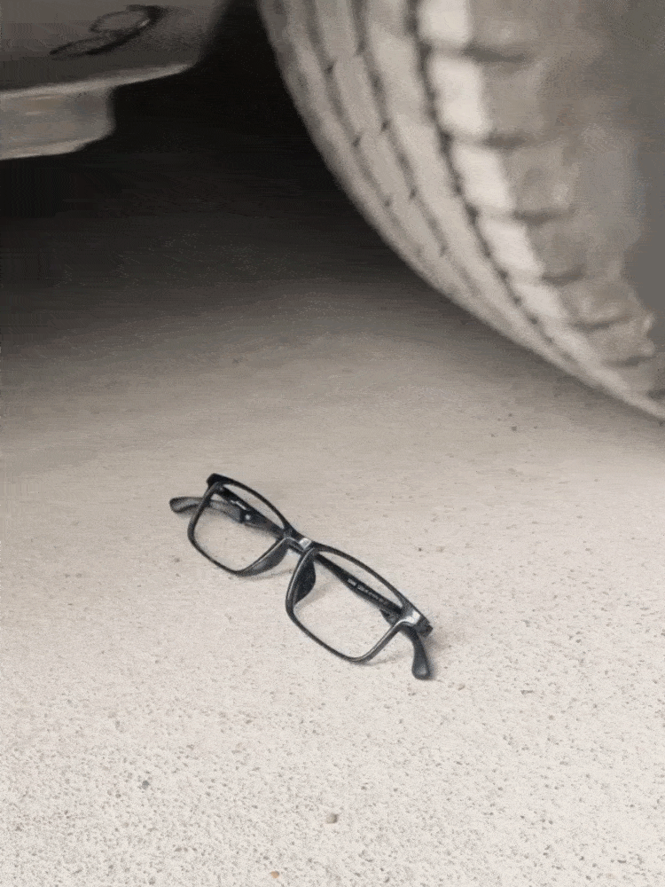 Stylish unisex blue light blocking reading glasses with crystal