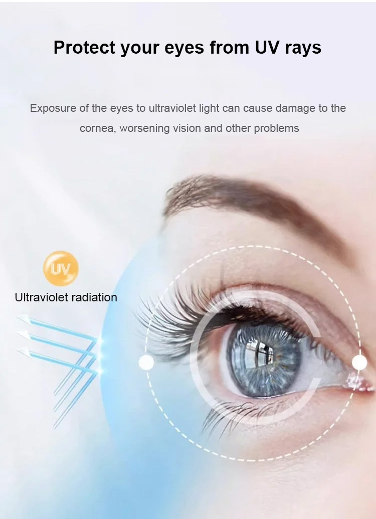 Close-up of diamond-cut rimless glasses frame design