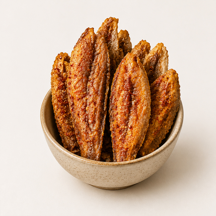 [1 kaufen, 1 geschenkt]Knuspriger Premium Fischsnack | Wildfang Pazifik, Ofengebacken statt frittiert, Protein- und Kalziumbombe, Low-Fat 🐟