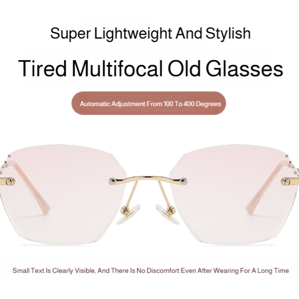 Auto Focus Beauty Diamond Reading Glasses