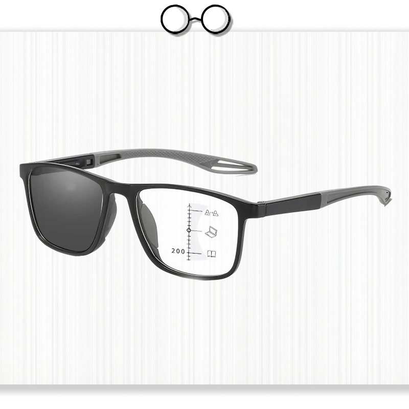 Progressive Multifocal Fishing Sports Reading Glasses with Six Protections