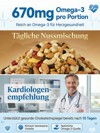 Kalifornische Premium Gesundheits-Nüsse ✨Ohne Zuckerzusatz oder Chemie✨Von Kardiologen empfohlen
