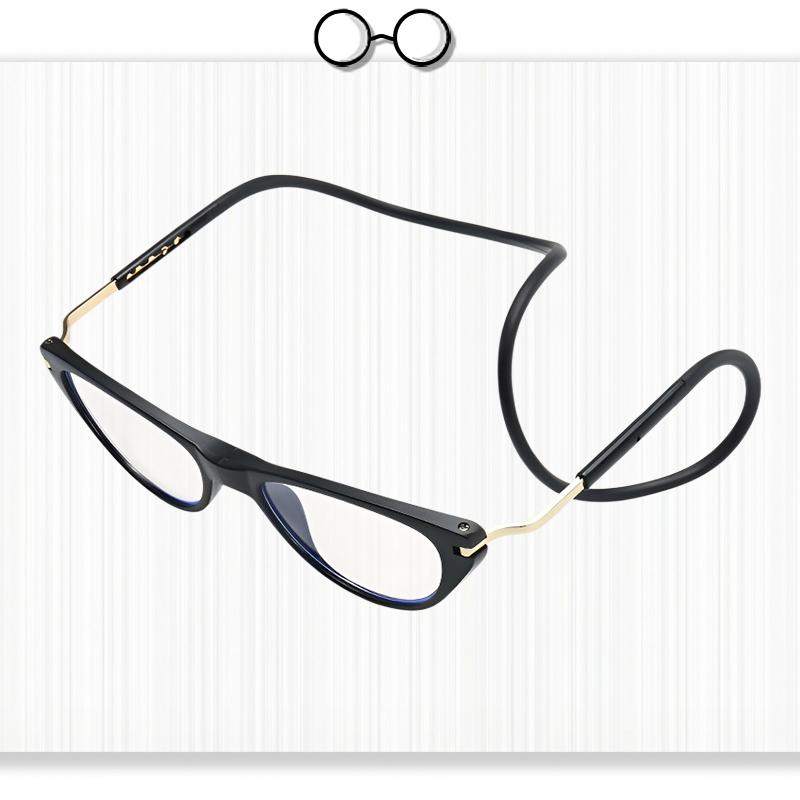 Portable Neck Hanging Foldable Anti-Blue Light Reading Glasses