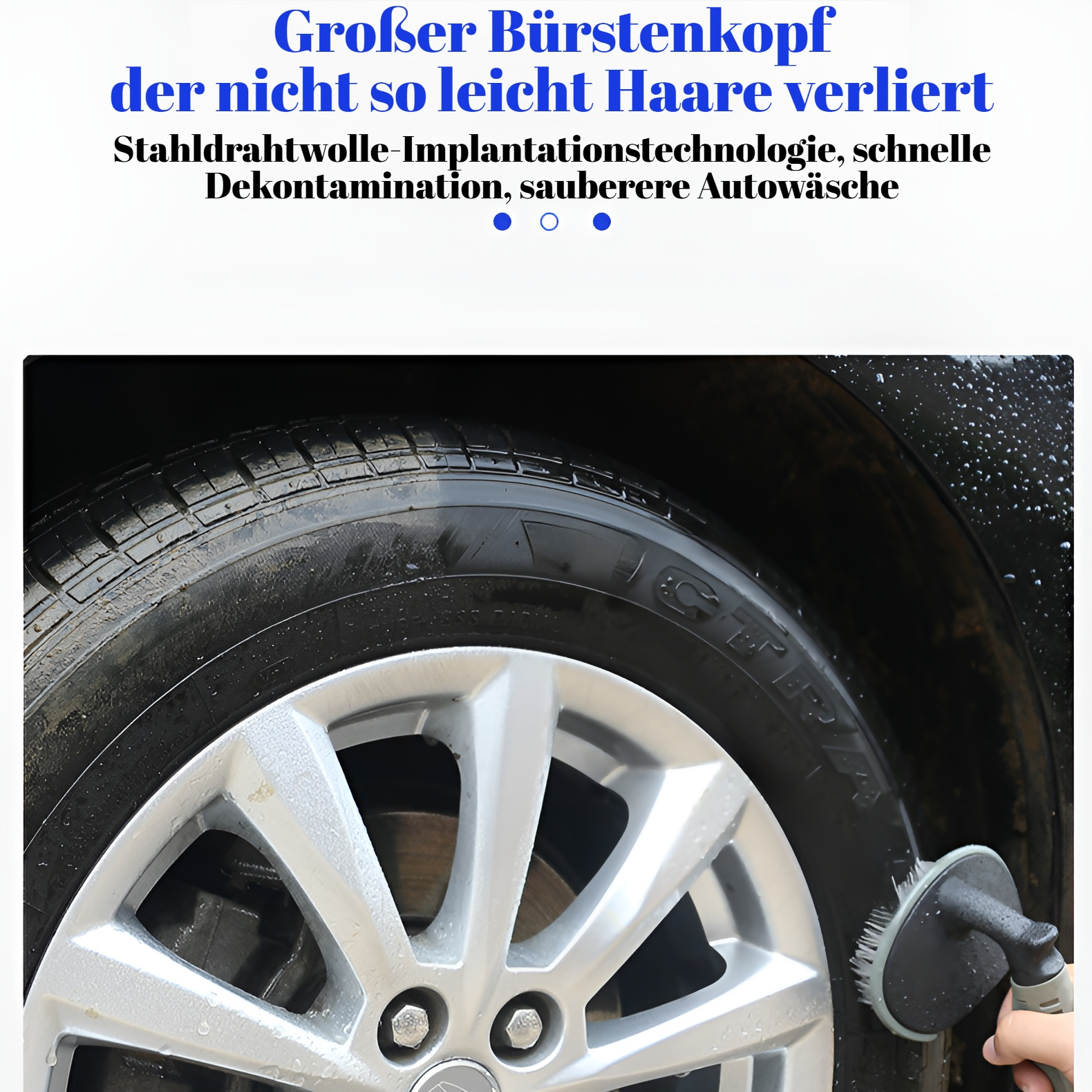 Verschiedene Bürstenarten für alle Reinigungsanforderungen