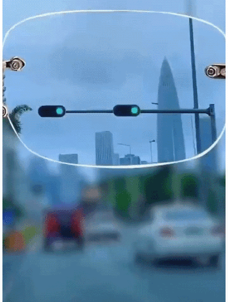 Comfortable nose pads on rimless reading glasses