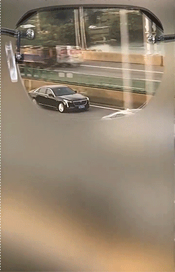 Side profile of lightweight progressive reading glasses frame