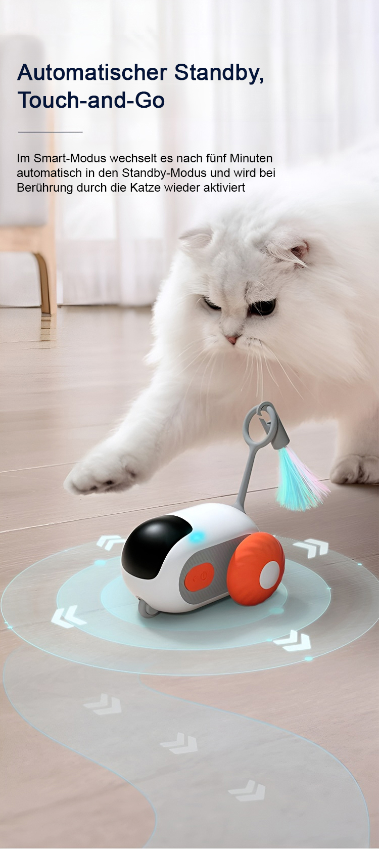 Einzigartiges Schwerkraftsteuerungssystem des Spielzeugautos