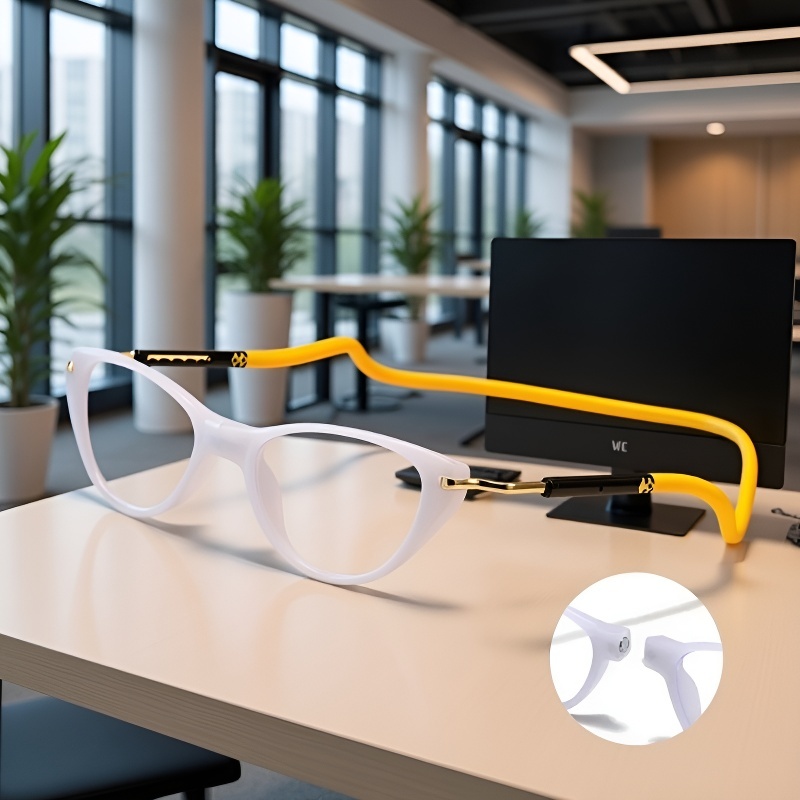 Rotatable Strong Magnetic Reading Glasses