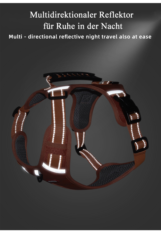 Sicheres explosionssicheres Geschirr für große Hunde