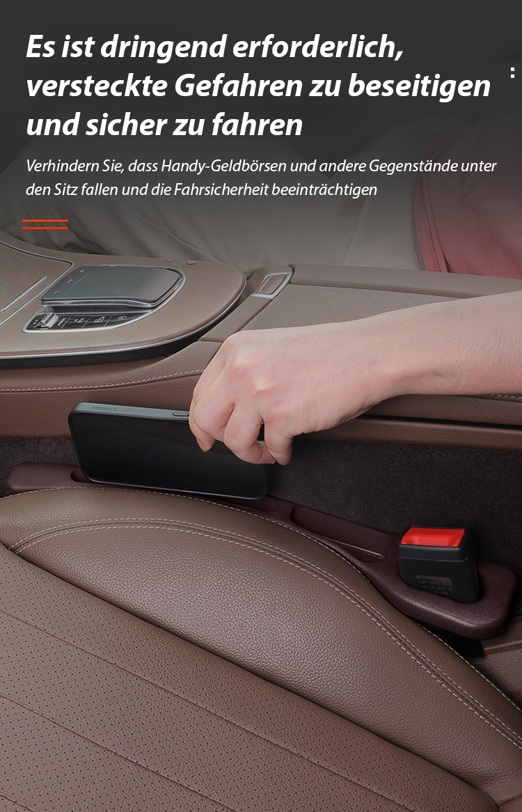 Praktische Auto Organizer Leiste für Sitzspalt