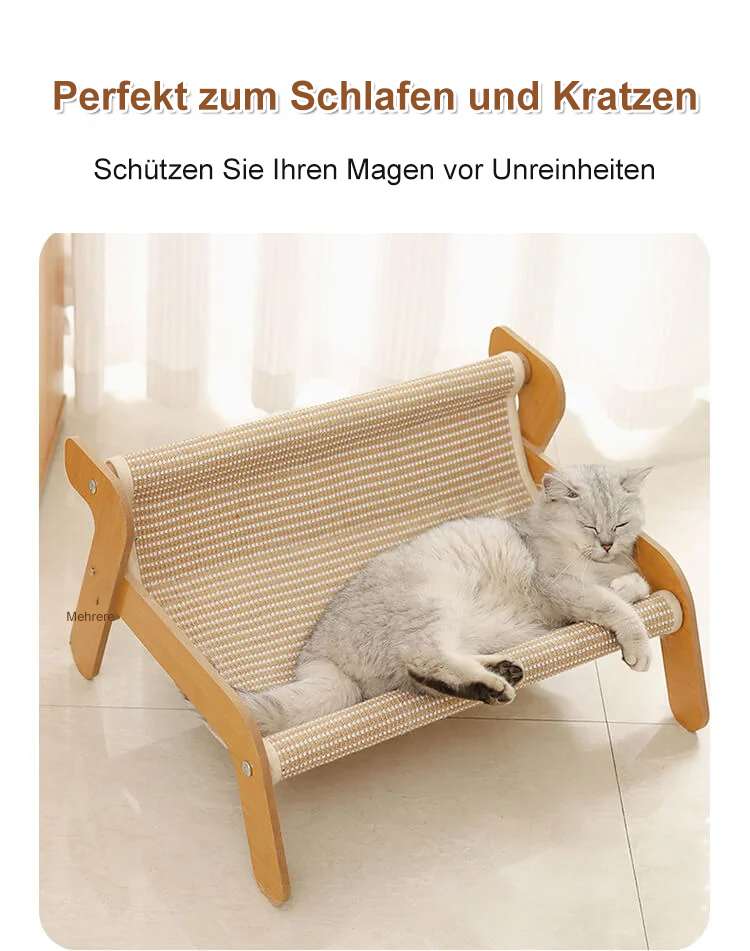 Katzen-Kratzstuhl mit bequemer Liegefläche und Kratzfunktion