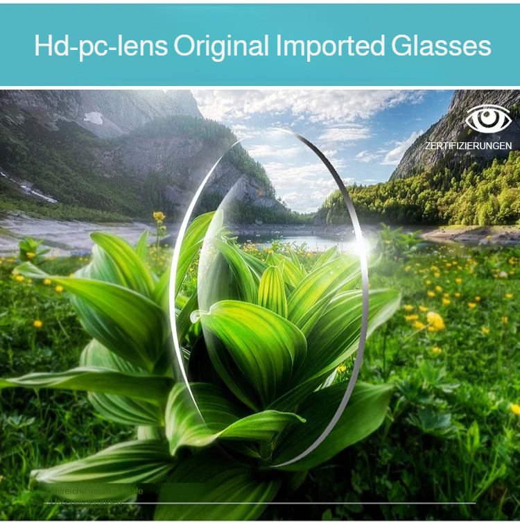 Compact foldable reading glasses with blue light protection