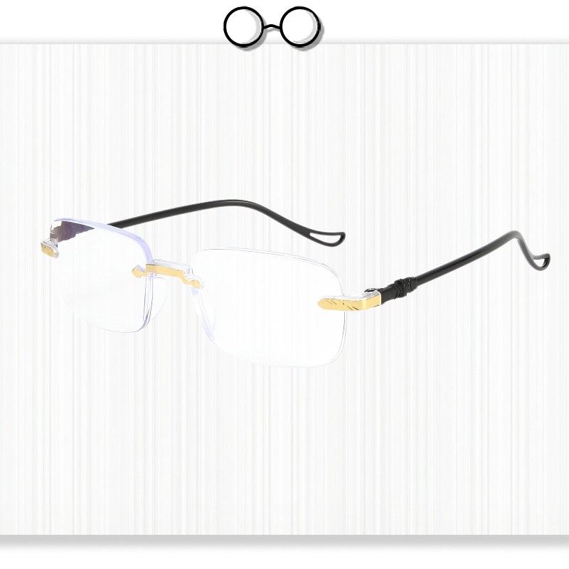 Lightweight Blue Light Blocking Progressive Reading Glasses for Seniors
