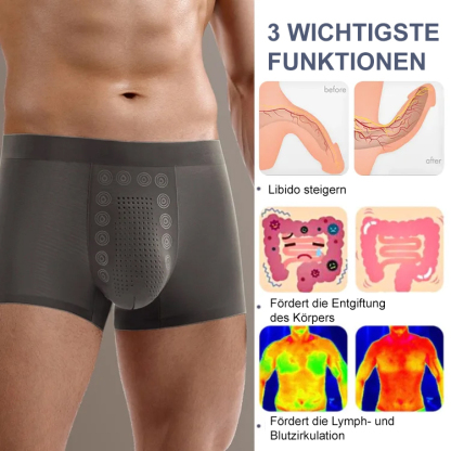 【Ladestation für Männer】Magnetische Massage-Boxershorts – mehr Energie in 7 Tagen