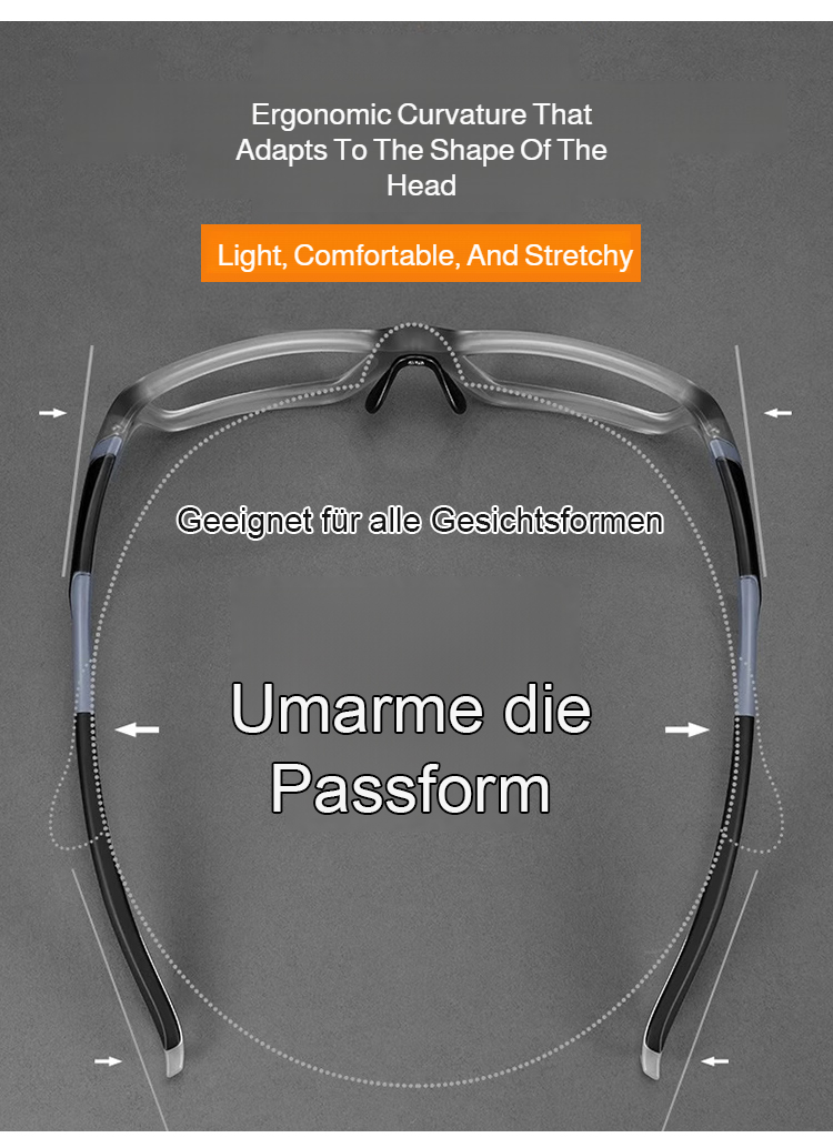 Lightweight TR90 frame sports style reading glasses