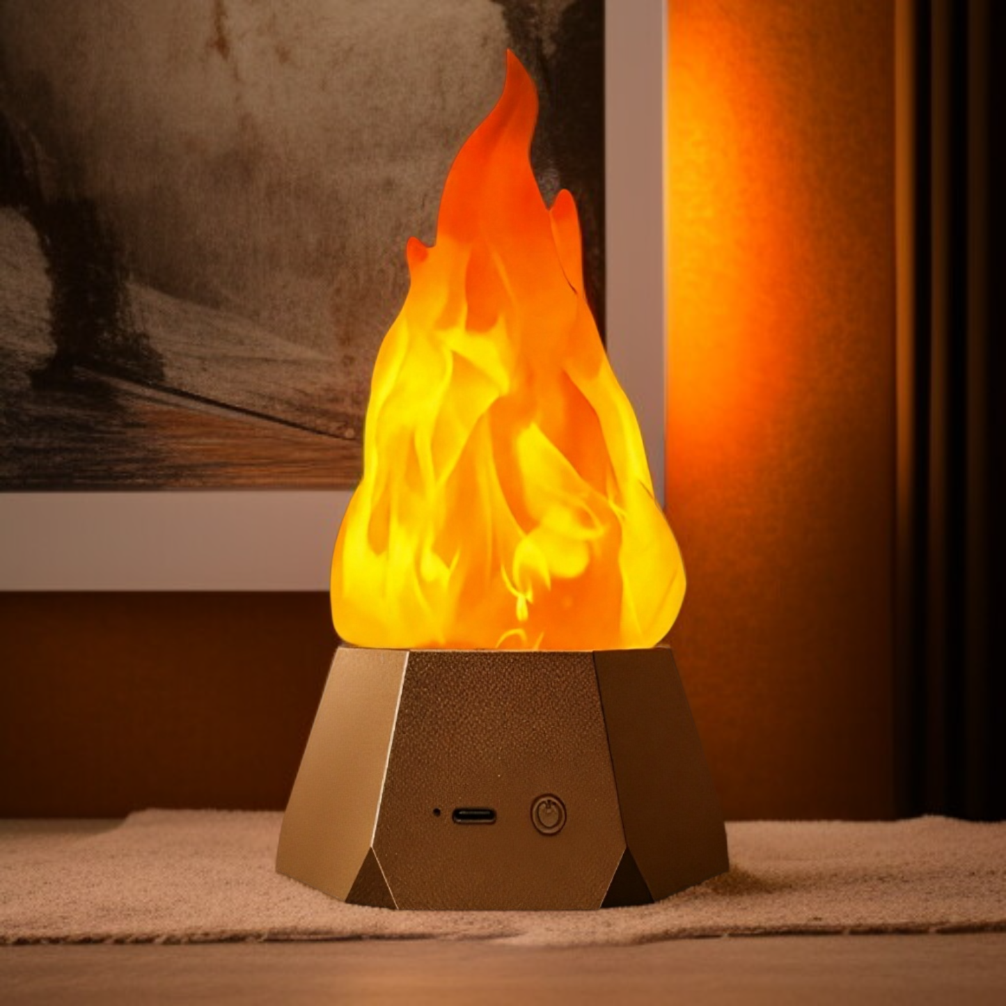 Flammenlampe Wiederaufladbare LED-Kerzenlampe