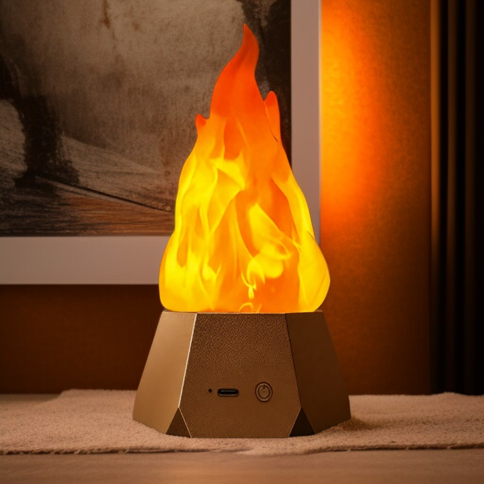 Flammenlampe Wiederaufladbare LED-Kerzenlampe