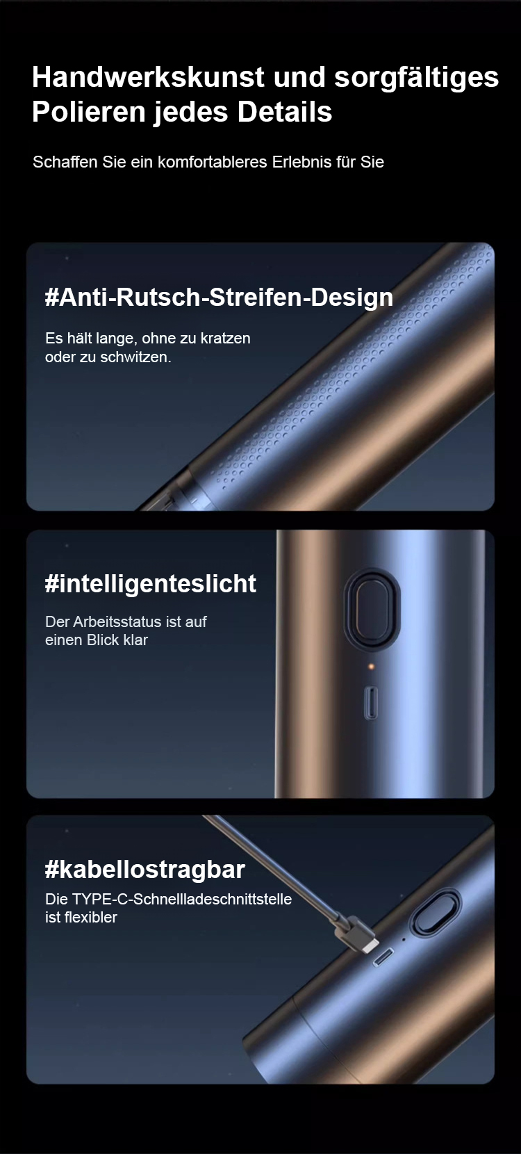 Leichter und kompakter Staubsauger für unterwegs