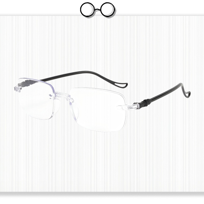 Lightweight Blue Light Blocking Progressive Reading Glasses for Seniors