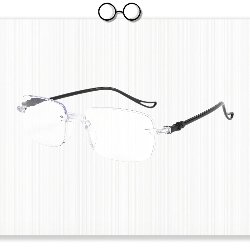 Lightweight Blue Light Blocking Progressive Reading Glasses for Seniors