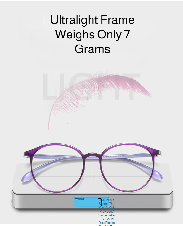 Stylish and compact reading glasses for eye protection