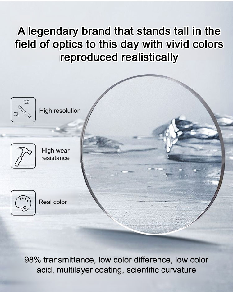Seamless lens transition in reading and sunglasses eyewear