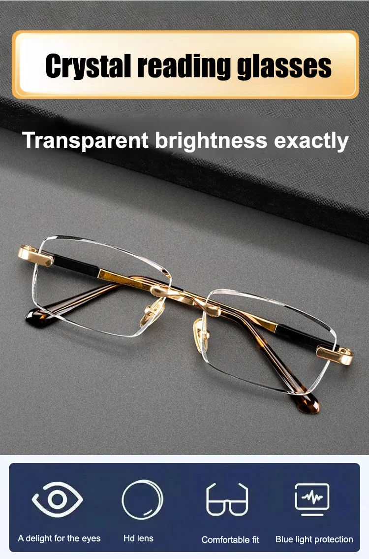 Side view of eye protection reading glasses with automatic focus