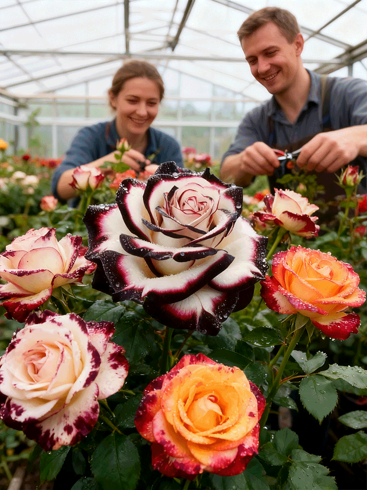 Mehrblütige Tupfenrose: Jede Blüte so einzigartig wie ein Fingerabdruck ❤️ Mach deinen Garten außergewöhnlich!