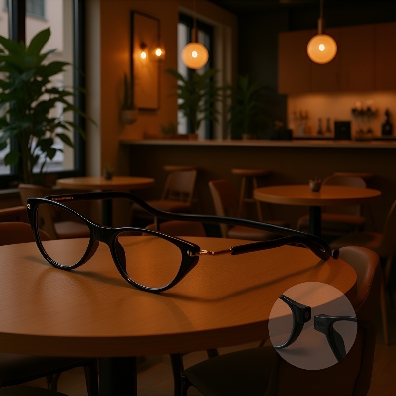 Rotatable Strong Magnetic Reading Glasses