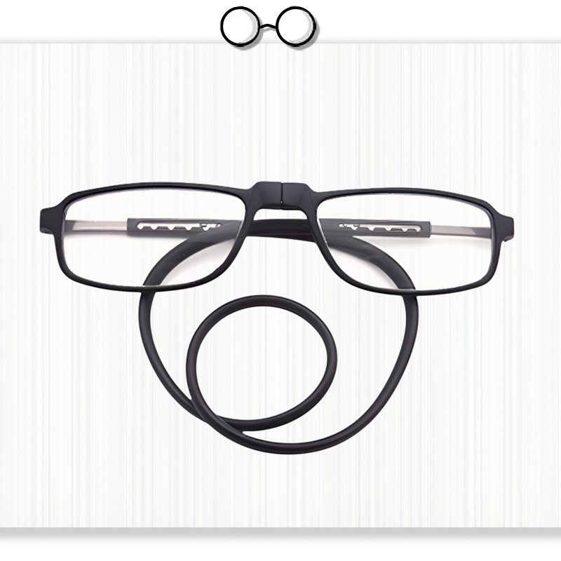  Adjustable Magnetic Neck Hanging Reading Glasses for Men and Women