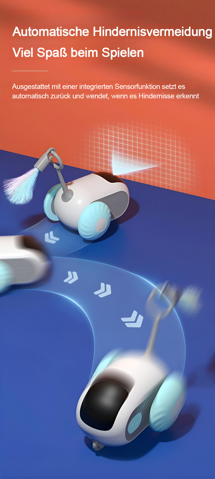 Vielseitiges ferngesteuertes Schwerkraftauto für drinnen und draußen