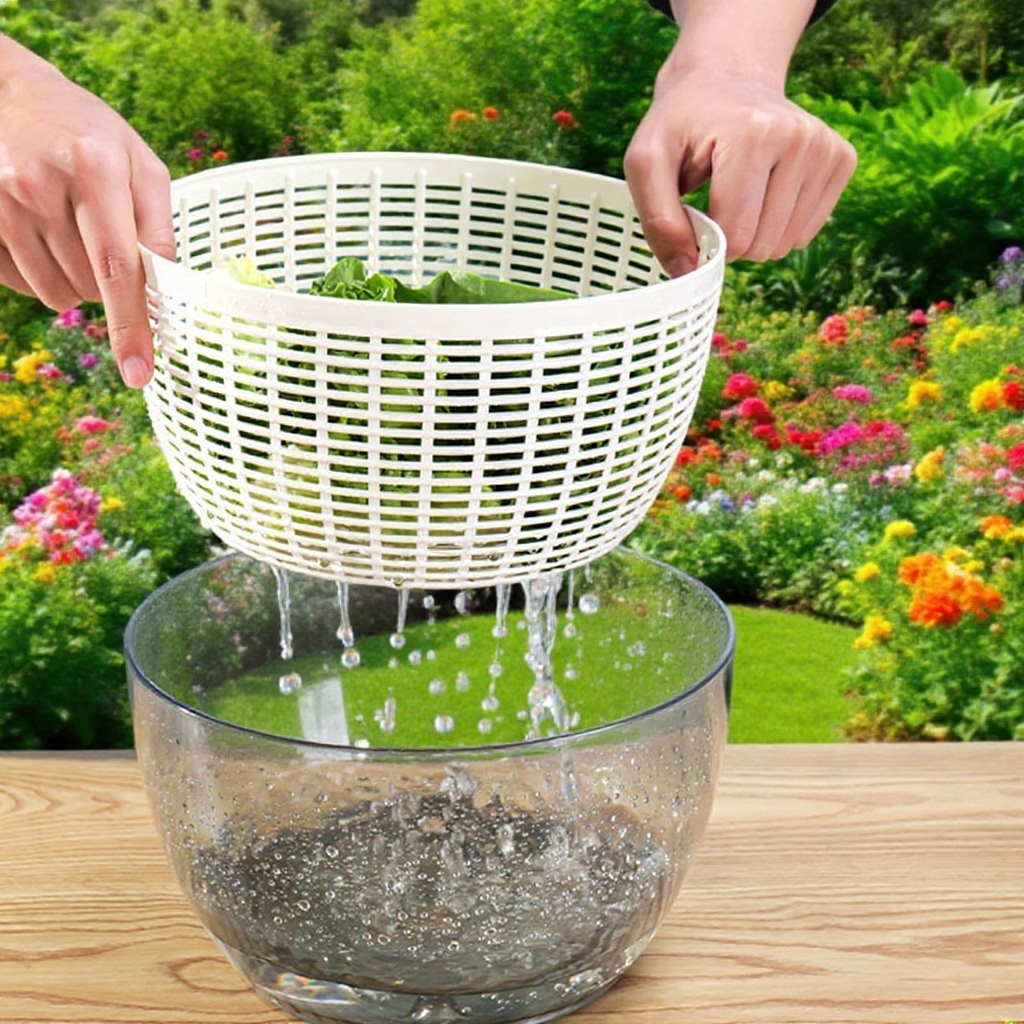 Centrifugadora multifuncional de verduras para el hogar con sistema de presión