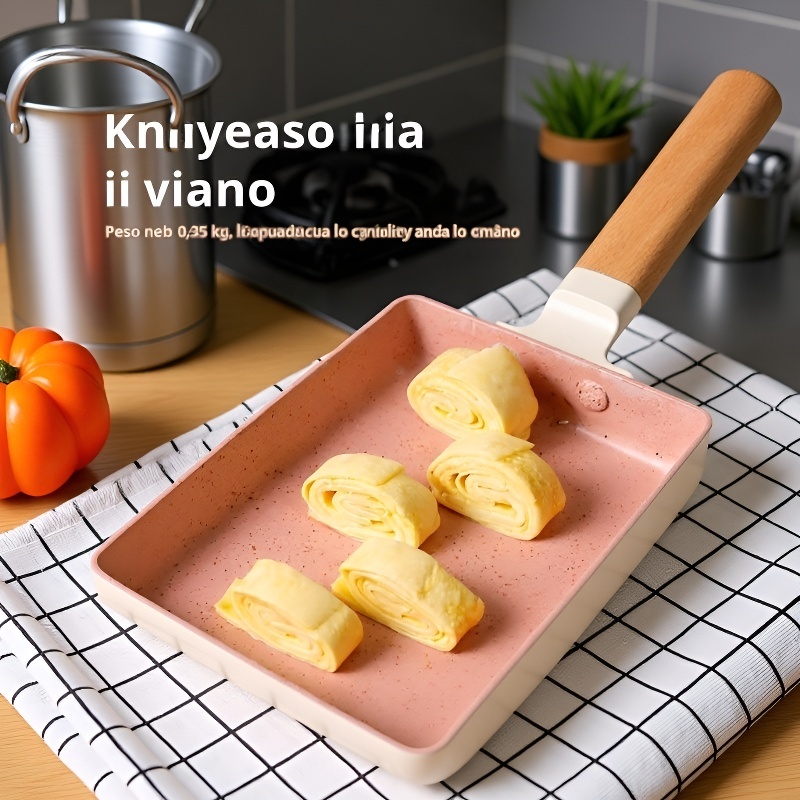 Sartén cuadrado de piedra Maifan antiadherente