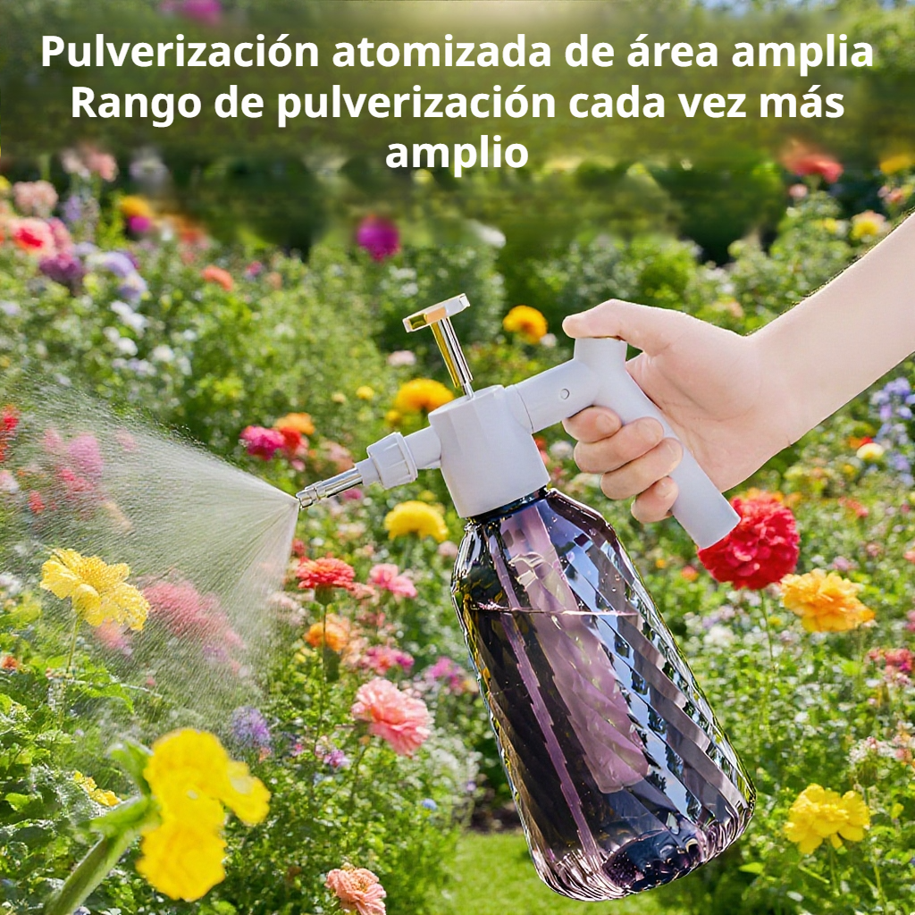 Pulverizador de agua portátil para jardinería doméstica
