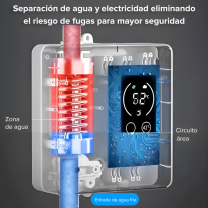 Calentador de agua eléctrico de bajo consumo que se calienta en 1 segundos ⏱️⚡♨️; instalación sencilla 🛠️, sin necesidad de contratar a un técnico 🚫👨‍🔧