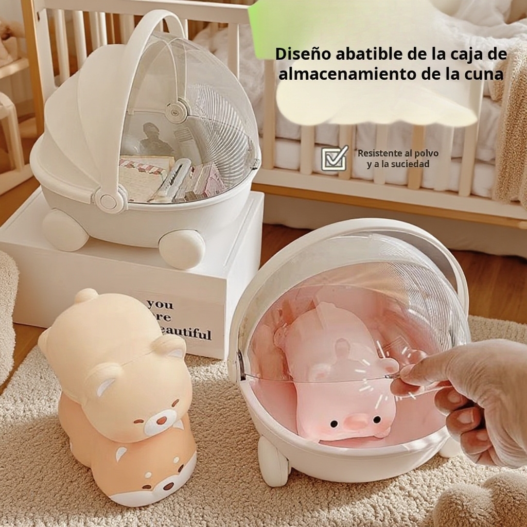 Gran capacidad cesta de almacenamiento para recibidor y escritorio