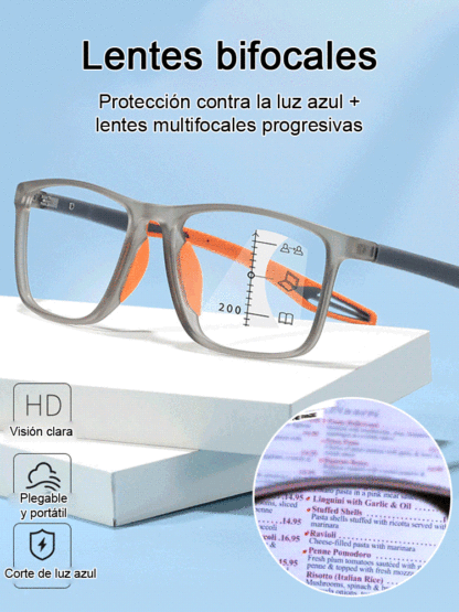 Protege tus ojos con inteligencia: Filtro azul y enfoque automático en un diseño único.