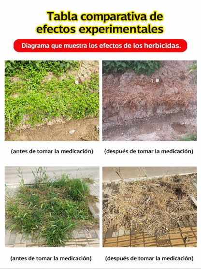 ⚡Herbicida Potente Rinde 750m²: Elimina Raíz y Semilla, Efecto en 3 Horas, 3 Años Sin Maleza, Seguro para Cultivos y Animales 🌿