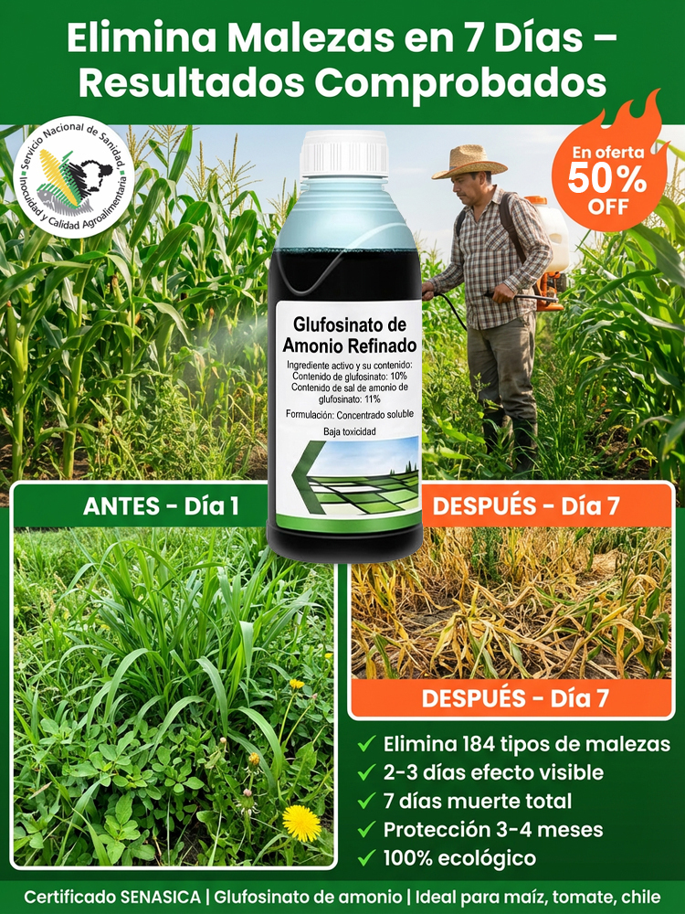 ¡El más nuevo herbicida biológico y ecológico de 2026 que combate malezas de manera específica! 🌿 ¡Efecto visible en solo 3 horas y disfruta de 3 años libres de malezas con una sola aplicación! 🚫🌱