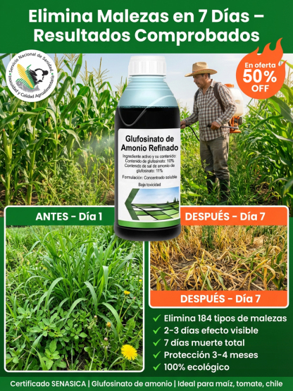¡El más nuevo herbicida biológico y ecológico de 2026 que combate malezas de manera específica! 🌿 ¡Efecto visible en solo 3 horas y disfruta de 3 años libres de malezas con una sola aplicación! 🚫🌱