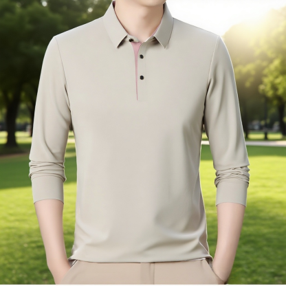 Camisa Polo de Negocios para Hombre a la Moda