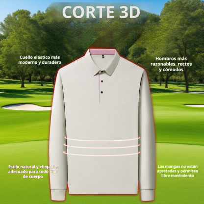Camisa Polo de Negocios para Hombre a la Moda