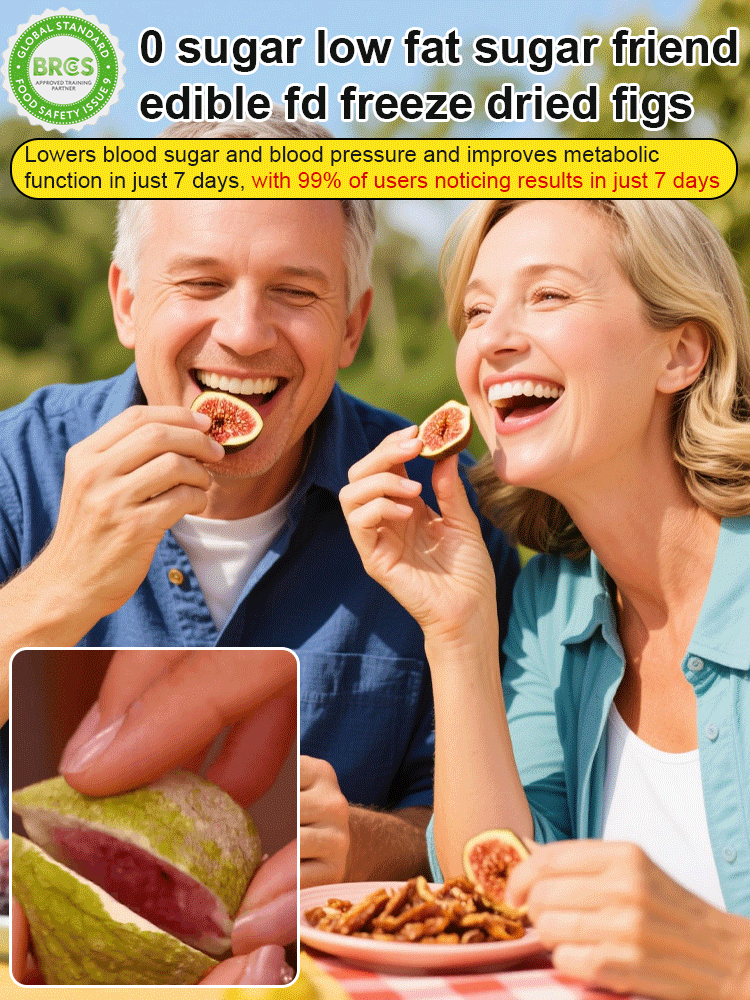 【Buy One Get One Free】Fresh Freeze-Dried Figs ❤ 0 Additives, Low Fat, Low Calorie