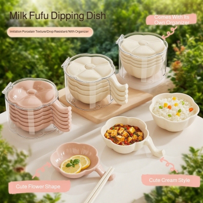With organizer Dipping saucer Seasoning high value Exquisite and beautiful Multipurpose Multiscene a